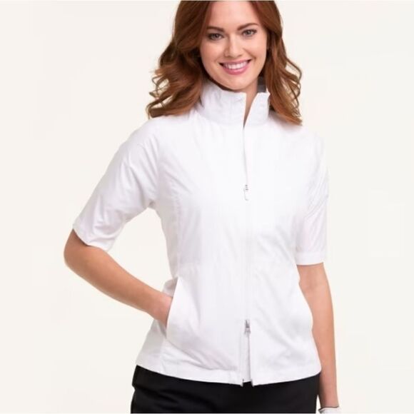 Zero Restriction Kelly wind water repellent golf jacket size xl - Picture 2 of 13